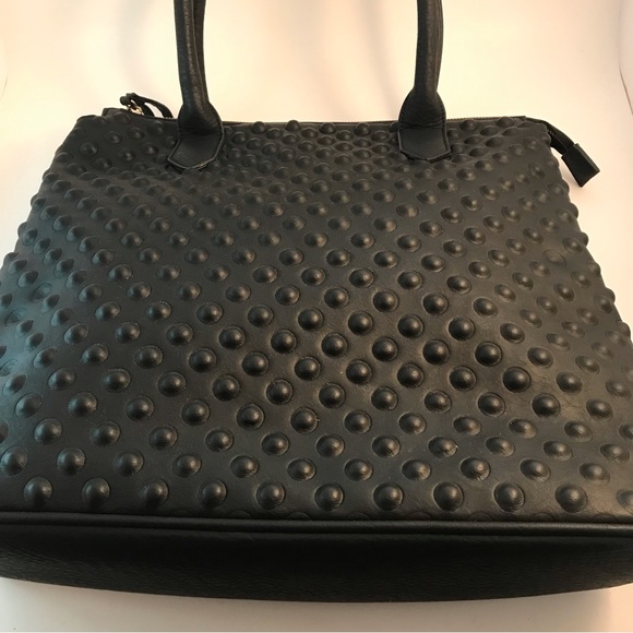 Poverty Flats Vegan Leather Bumpy Shoulder Bag - Picture 3 of 10